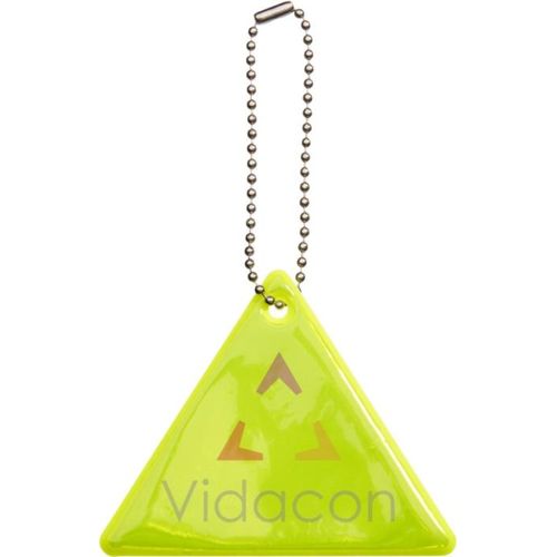 amarillo neón Colgante triangular de PVC reflectante H-12 RFX™