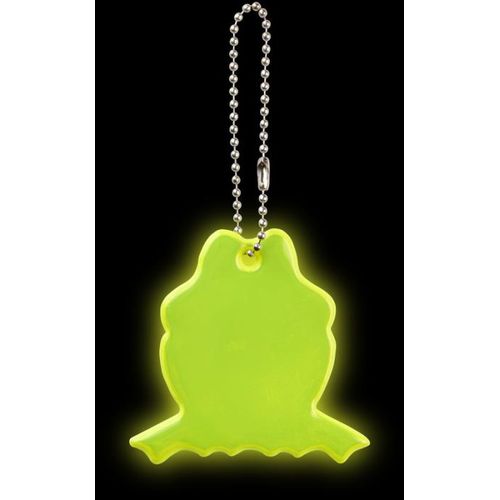 amarillo neón Colgante de rana de PVC reflectante H-12 RFX™