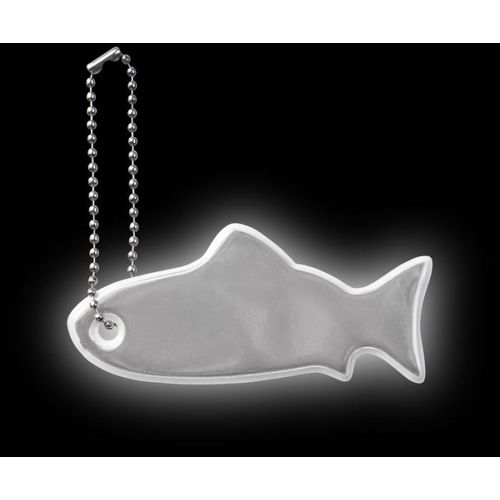 white Colgante de tiburón de PVC reflectante H-12 RFX™
