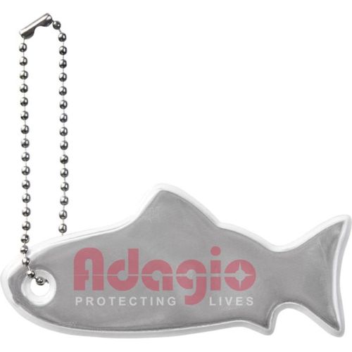 white Colgante de tiburón de PVC reflectante H-12 RFX™