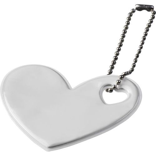 COLGANTE DE CORAZÓN DE PVC REFLECTANTE H-12 RFX™