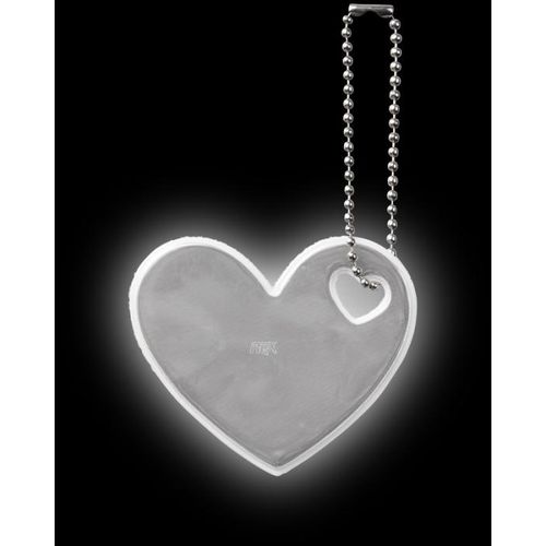 Colgante de corazón de PVC reflectante H-12 RFX™