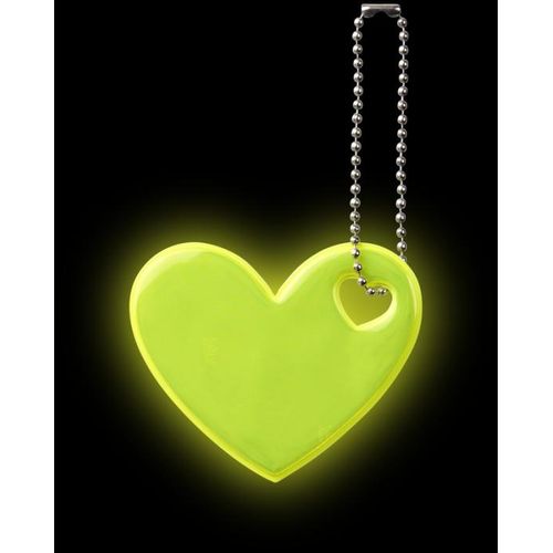 Colgante de corazón de PVC reflectante H-12 RFX™