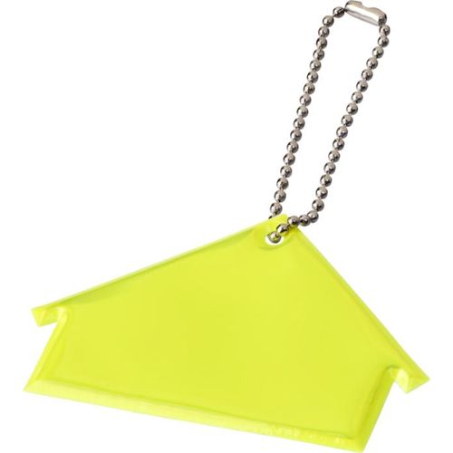 amarillo neón Colgante de casa de PVC reflectante H-12 RFX™