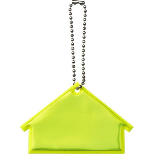 amarillo neón Colgante de casa de PVC reflectante H-12 RFX™