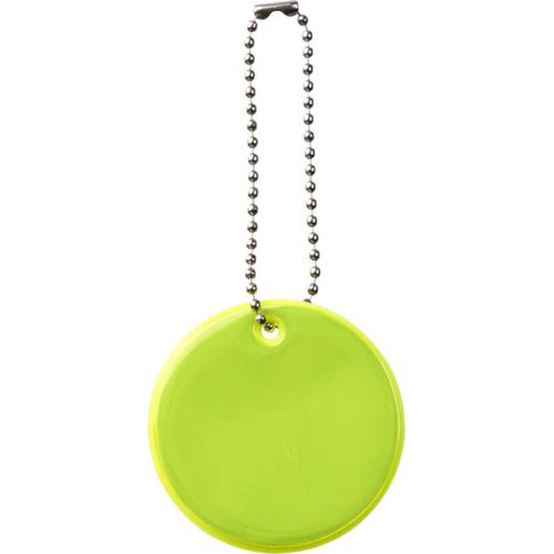 amarillo neón Colgante de circulo pequeño de PVC reflectante H-12 RFX™