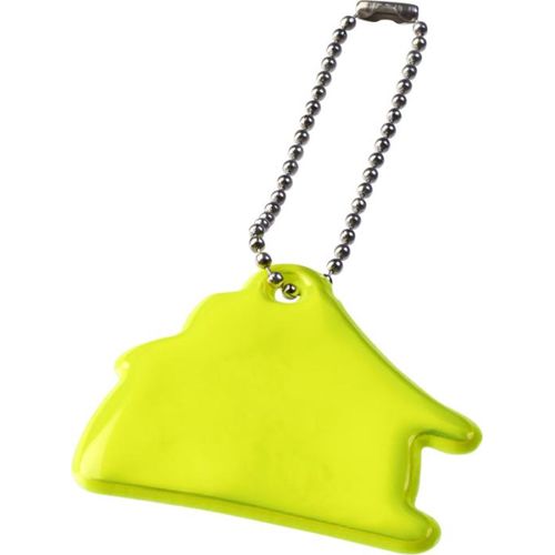 amarillo neón Colgante de casa de PVC reflectante H-16 RFX™
