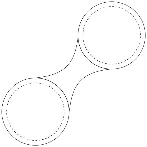 Imán redondo pequeñ de PVC reflectante M-10 RFX™