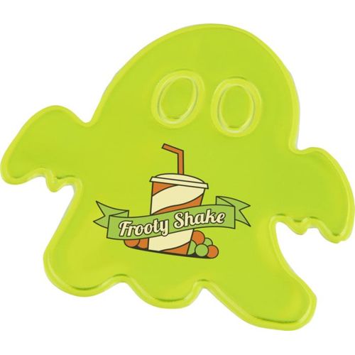 amarillo neón Pegatina de fantasma prqueño de PVC reflectante S-09 RFX™