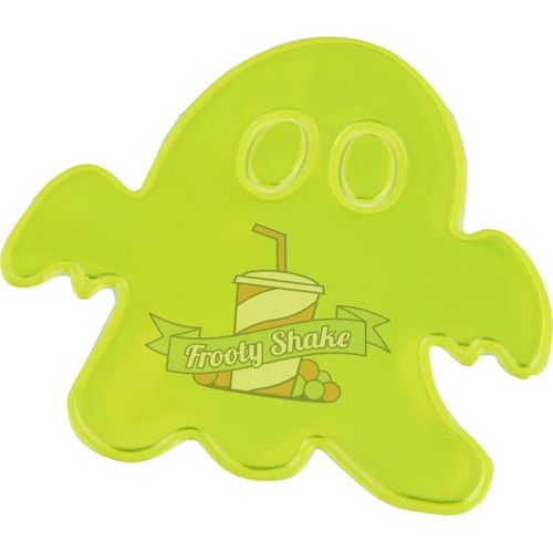 amarillo neón Pegatina de fantasma prqueño de PVC reflectante S-09 RFX™