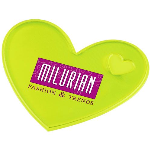 Pegatina de corazón de PVC reflectante S-12 RFX™