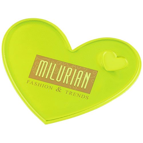 Pegatina de corazón de PVC reflectante S-12 RFX™