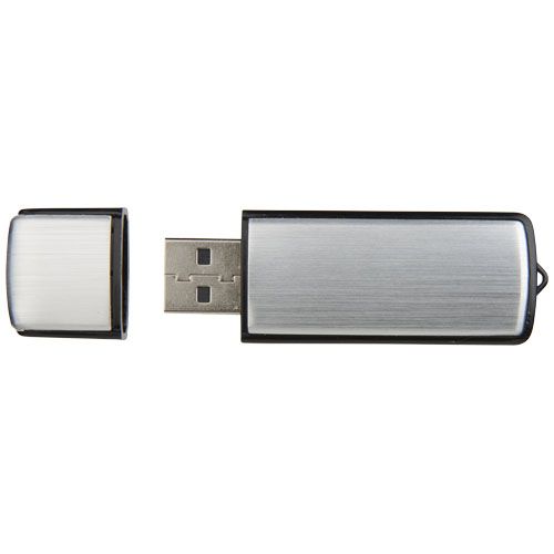 plateado Memoria USB cuadrada