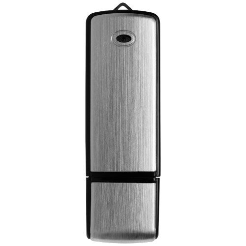 plateado Memoria USB cuadrada