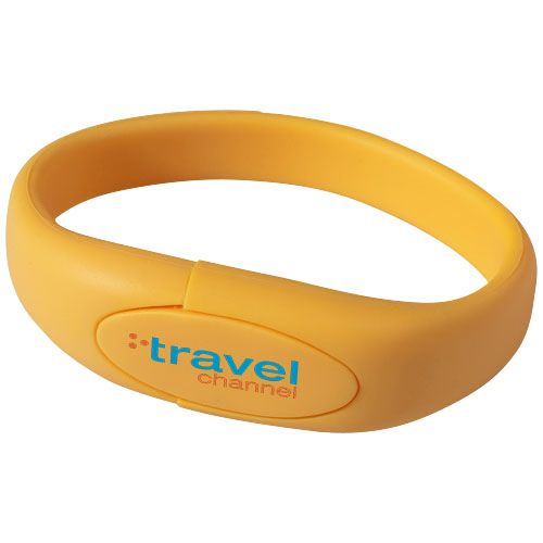 orange Memoria USB de pulsera