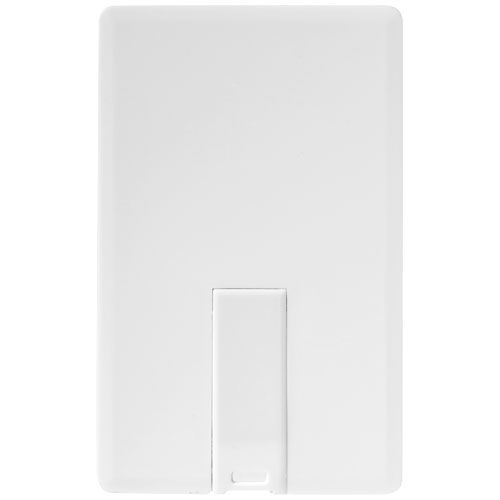 white Memoria USB tarjeta de crédito
