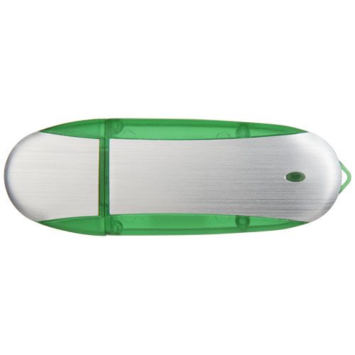16 gb/plateado Memoria USB ovalada