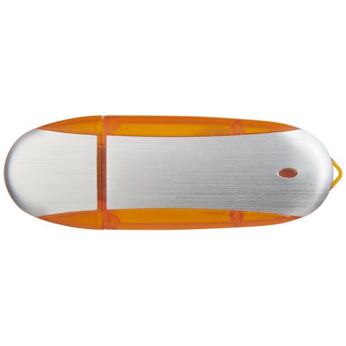 16 gb/plateado Memoria USB ovalada