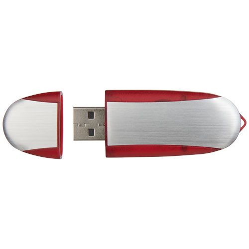 32 gb/plateado Memoria USB ovalada