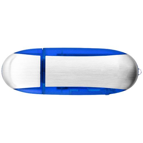 16 gb/plateado Memoria USB ovalada