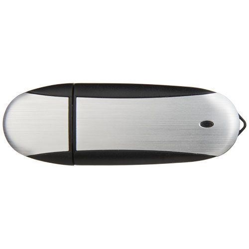 16 gb/plateado Memoria USB ovalada