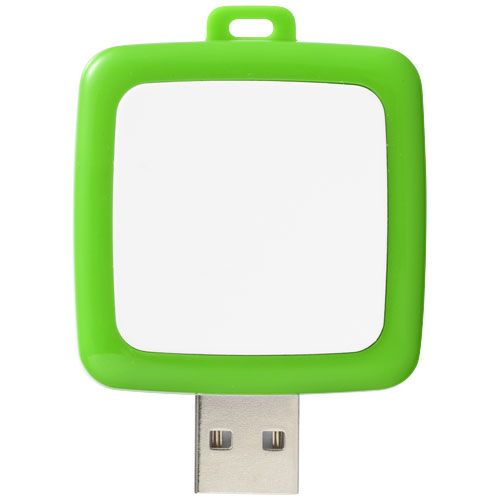 Memoria USB cuadrada giratoria