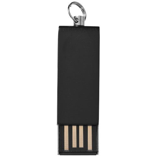 black Memoria USB mini rotate de aluminio