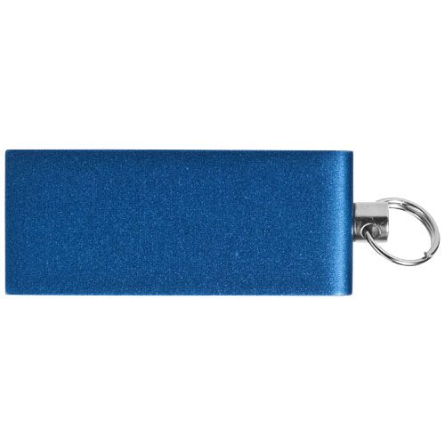 blue Memoria USB mini rotate de aluminio