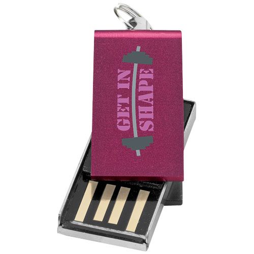 Memoria USB mini rotate de aluminio