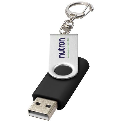 black Memoria USB con llavero
