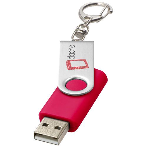magenta Memoria USB con llavero