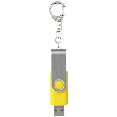 yellow Memoria USB con llavero