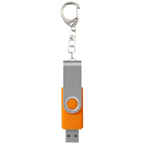 orange Memoria USB con llavero