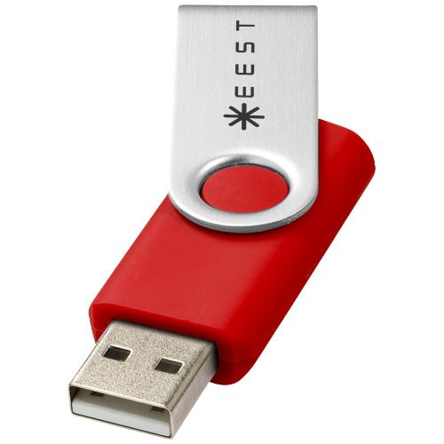 rojo medio Memoria USB sin llavero Rotate