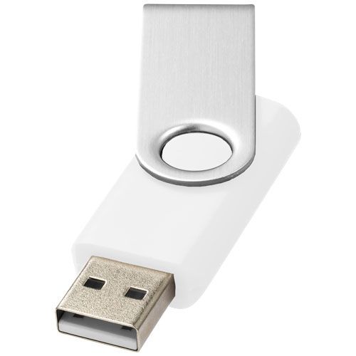 white Memoria USB sin llavero
