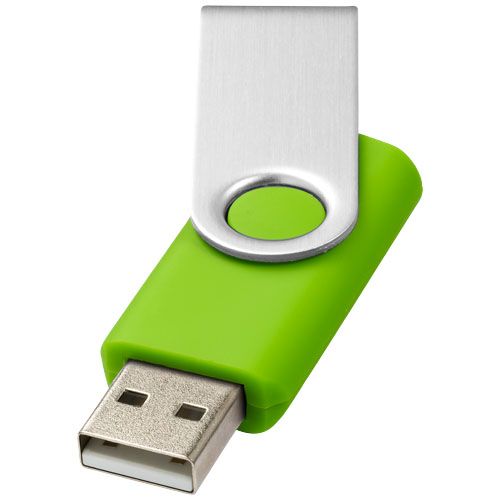 verde lima Memoria USB sin llavero Rotate