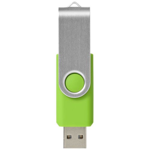verde lima Memoria USB sin llavero Rotate