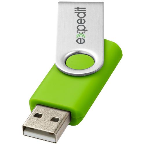 verde lima Memoria USB sin llavero Rotate