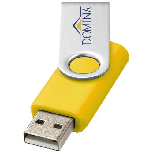 yellow Memoria USB sin llavero Rotate