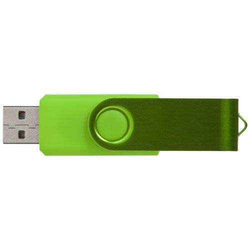 verde lima Memoria USB metálica Rotate