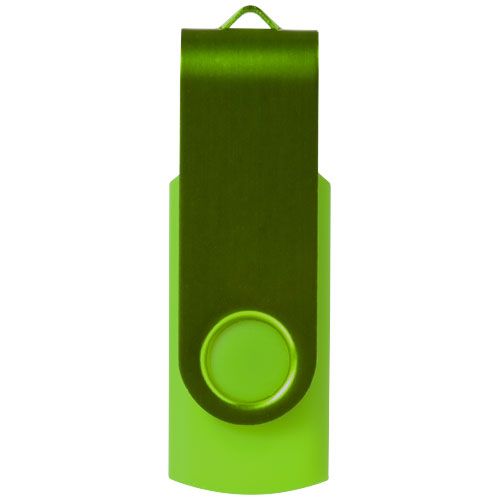 verde lima Memoria USB metálica Rotate