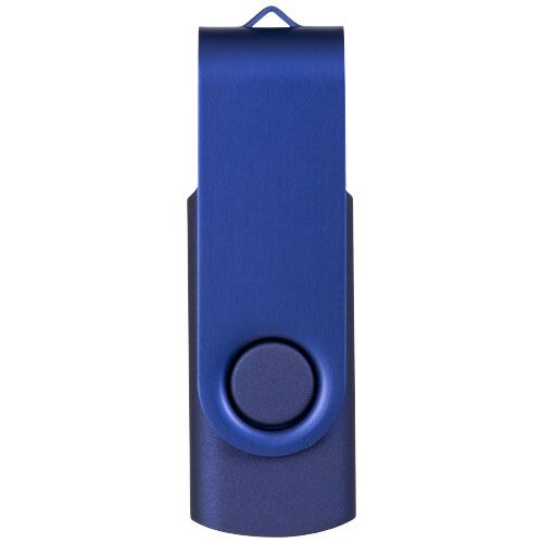blue Memoria USB metálica