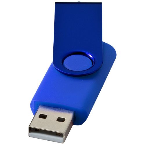 azulón Memoria USB metálica Rotate