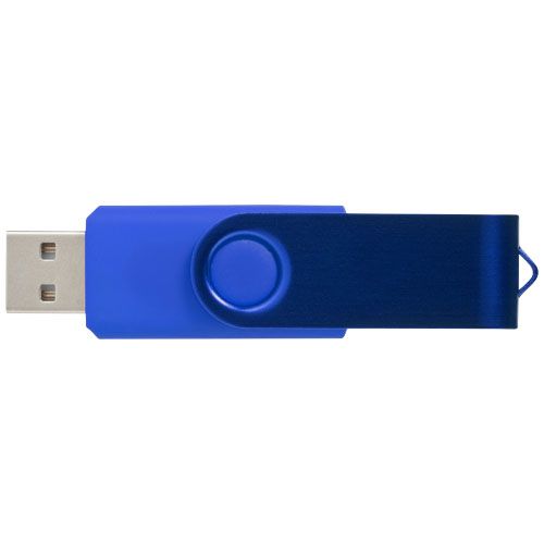 azulón Memoria USB metálica Rotate