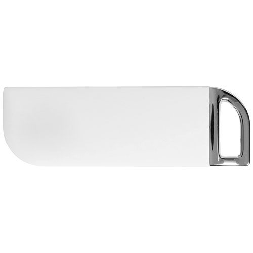 white Memoria USB rectangular Swivel