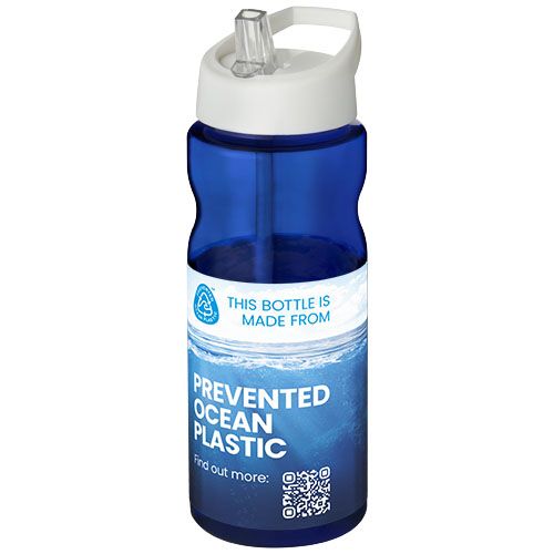azul/blanco Bidón deportivo con boquilla de 650 ml H2O Active®