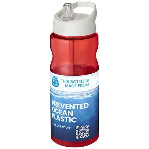 rojo/blanco Bidón deportivo con boquilla de 650 ml H2O Active®