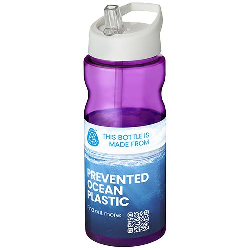 morado/blanco Bidón deportivo con boquilla de 650 ml H2O Active®