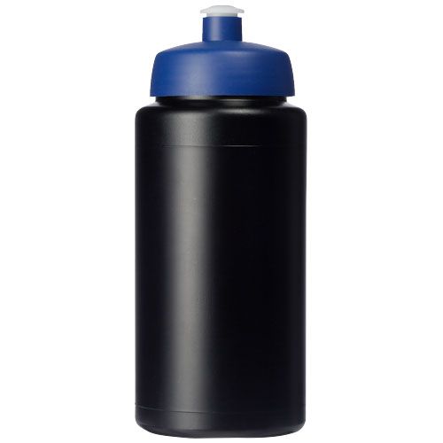 negro/azul Bidón deportivo con tapa de 500 ml con asa Baseline™