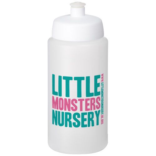 transparente/blanco Bidón deportivo con tapa de 500 ml con asa Baseline™